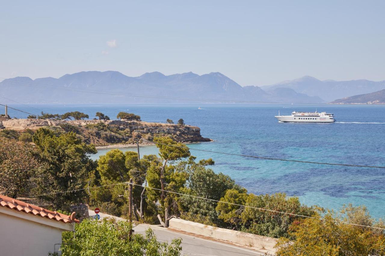 Klonos Anna Hotel Aegina Buitenkant foto